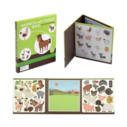Animal magnetic puzzle