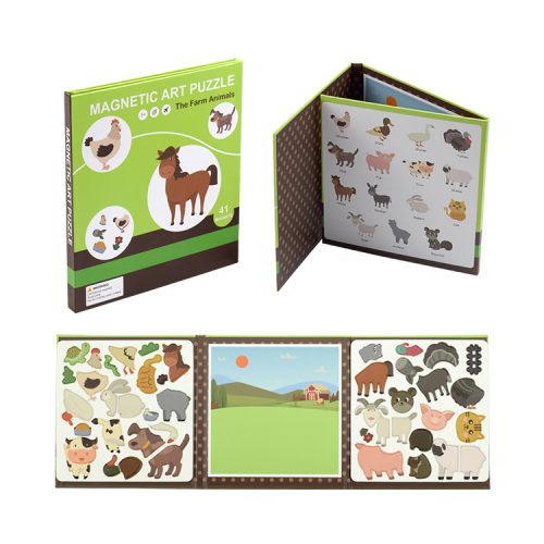 Animal magnetic puzzle book(the farm animal)