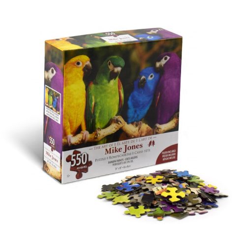 Rainbow Parrots Jigsaw Puzzles