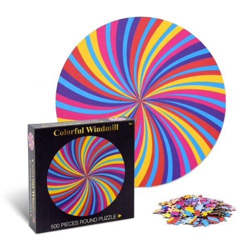 500 Pieces Round Jigsaw Puzzle