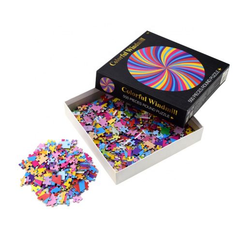 500 Pieces Round Jigsaw Puzzle