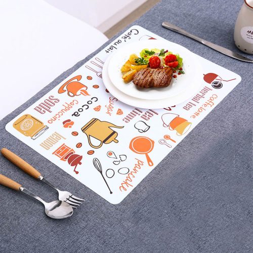 Anti slip Educational PP Placemat