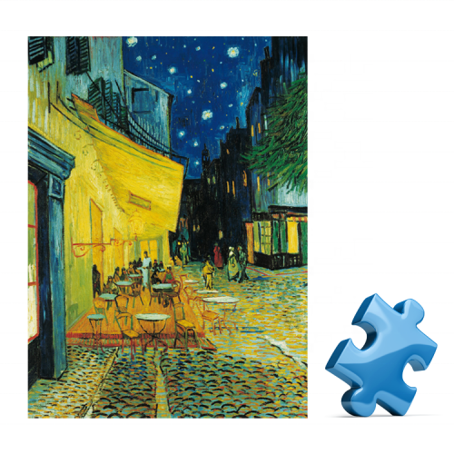 Cafe Terrace at Night Jigsaw Puzzle