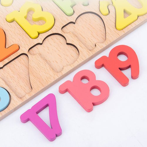 Wooden alphabet letters