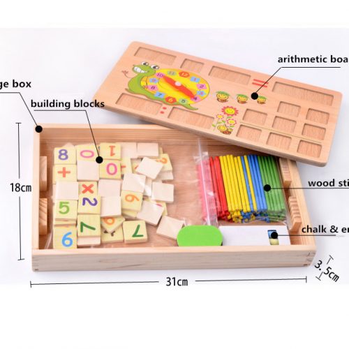 Wooden computing Learning Education Toys