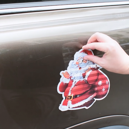 Waterproof car magnetic sticker