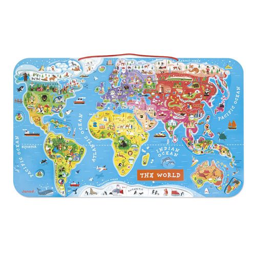 Custom Magnetic world map puzzle（CP-220044）