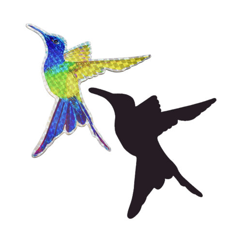 Hummingbird waterproof magnetic screen door Sticker