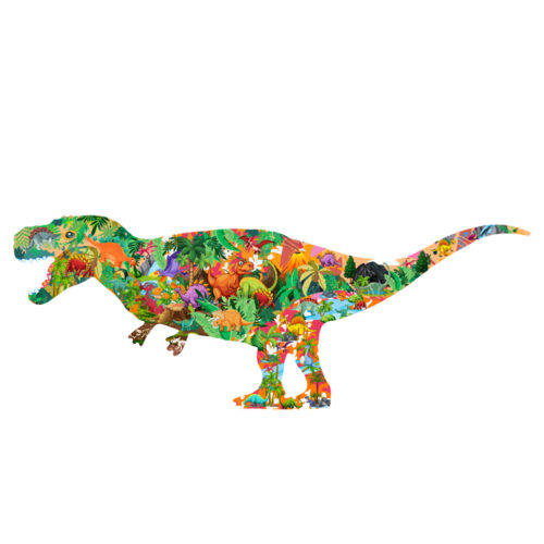 Custom animal Tyrannosaurus rex Shaped art puzzles