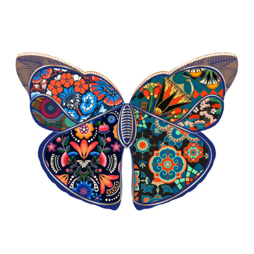 Custom animal Butterfly Shaped art puzzles