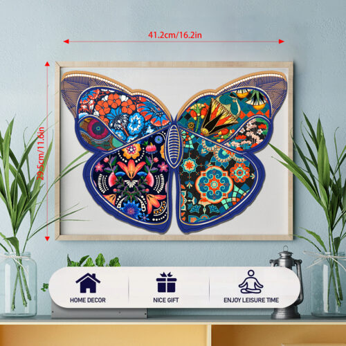 Custom animal Butterfly Shaped art puzzles